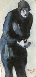 Beggar by Theo van Doesburg, male oil painting wall art, Expressionism