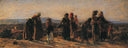 Beggars by Cristiano Banti, group oil painting wall art, Realism