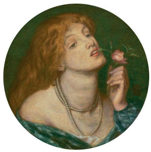 Belcolore by Dante Gabriel Rossetti — hand-painted portrait oil painting reproduction on canvas