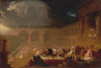 Belshazzar's Feast by John Martin — hand-painted cultural oil painting reproduction on canvas