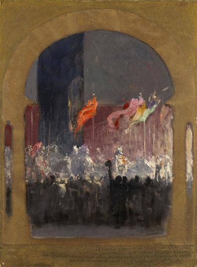 Le Comte De Toulouse Fait Bénir Ses Étendards À Saint-Sernin in master bedroom