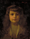 Portrait De Jean Montfraix À L'âge De Douze Ans by Benjamin Constant — children oil painting wall art, Romanticism