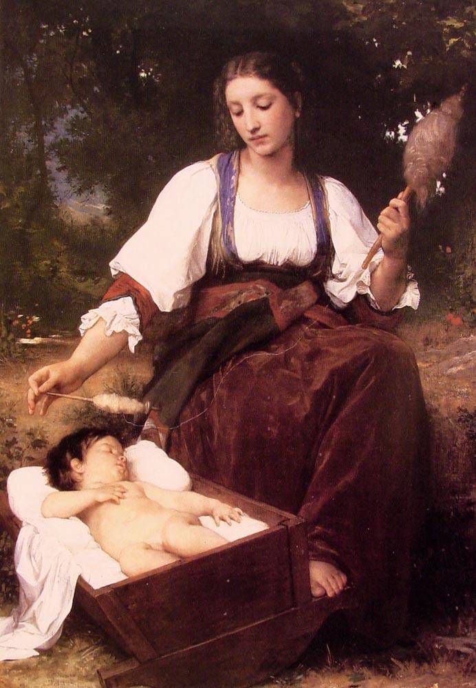 Berceuse - William-Adolphe Bouguereau