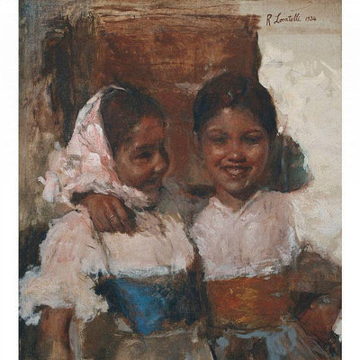 Best friends in dining room