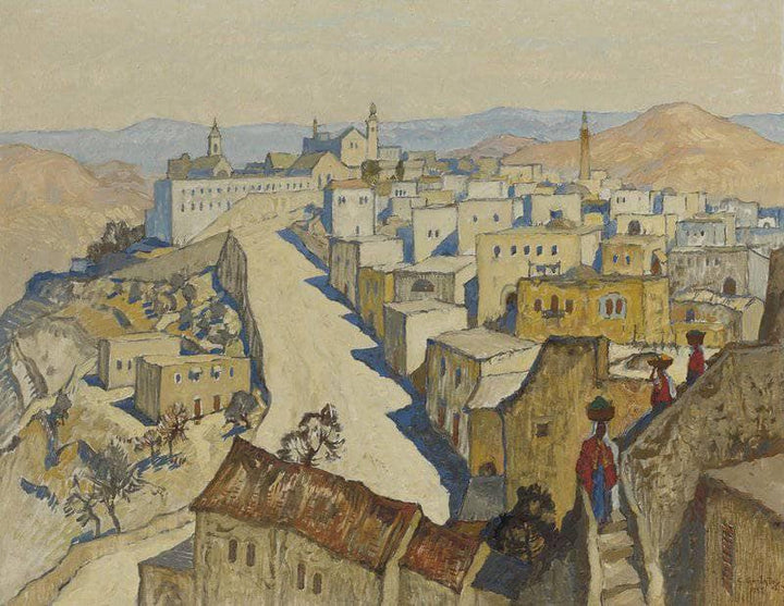 Bethlehem by Konstantin Gorbatov — hand-painted landscape oil painting reproduction on canvas