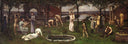 Between Art and Nature by Pierre Puvis de Chavannes, vintage oil painting wall art, Symbolism