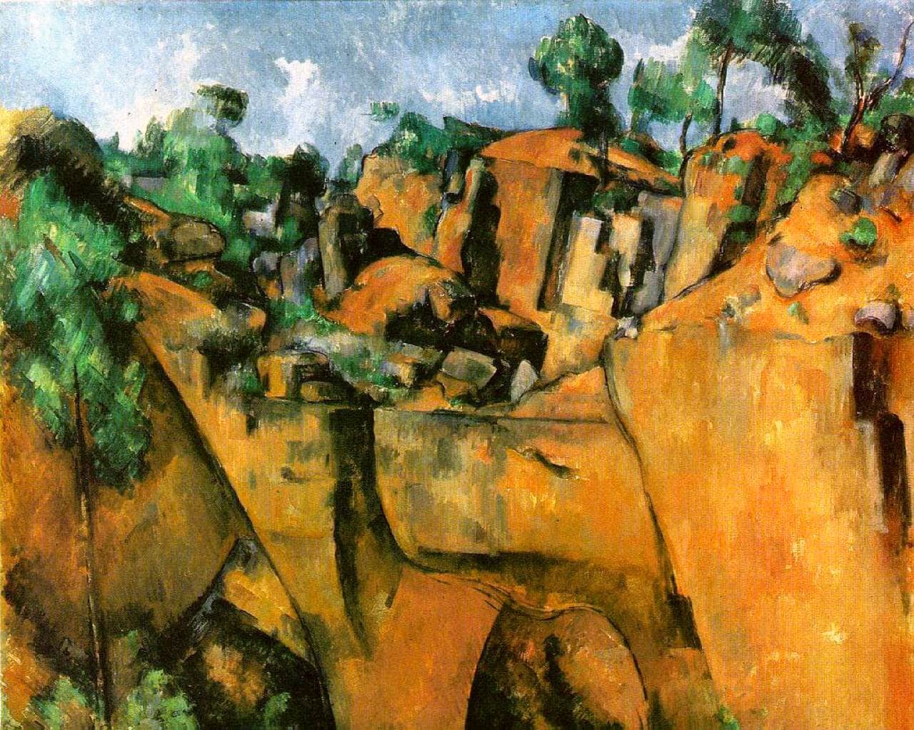 Bibemus Quarry - Paul Cezanne