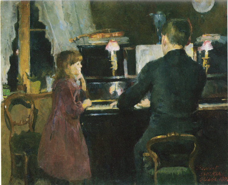 Big Brother Playing - Harriet Backer