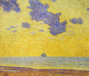 Big Clouds by Theo van Rysselberghe — hand-painted geometric oil painting reproduction on canvas