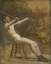 Billy Smith by Thomas Eakins — hand-painted portrait oil painting reproduction on canvas