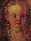 Bimba a Mezzo Busto by Palma il Giovane — children oil painting wall art, Mannerism Late Renaissance