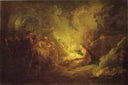Birth of Christ by Antoine Pesne — hand-painted landscape oil painting reproduction on canvas