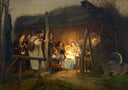 Birth of the Lord by Vaclav Brozik — group oil painting wall art, Academicism