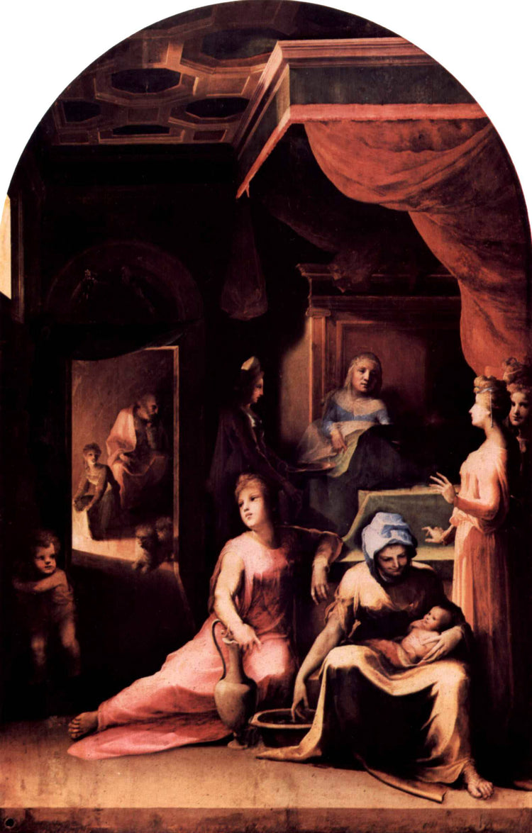 Birth of the Virgin - Domenico Beccafumi