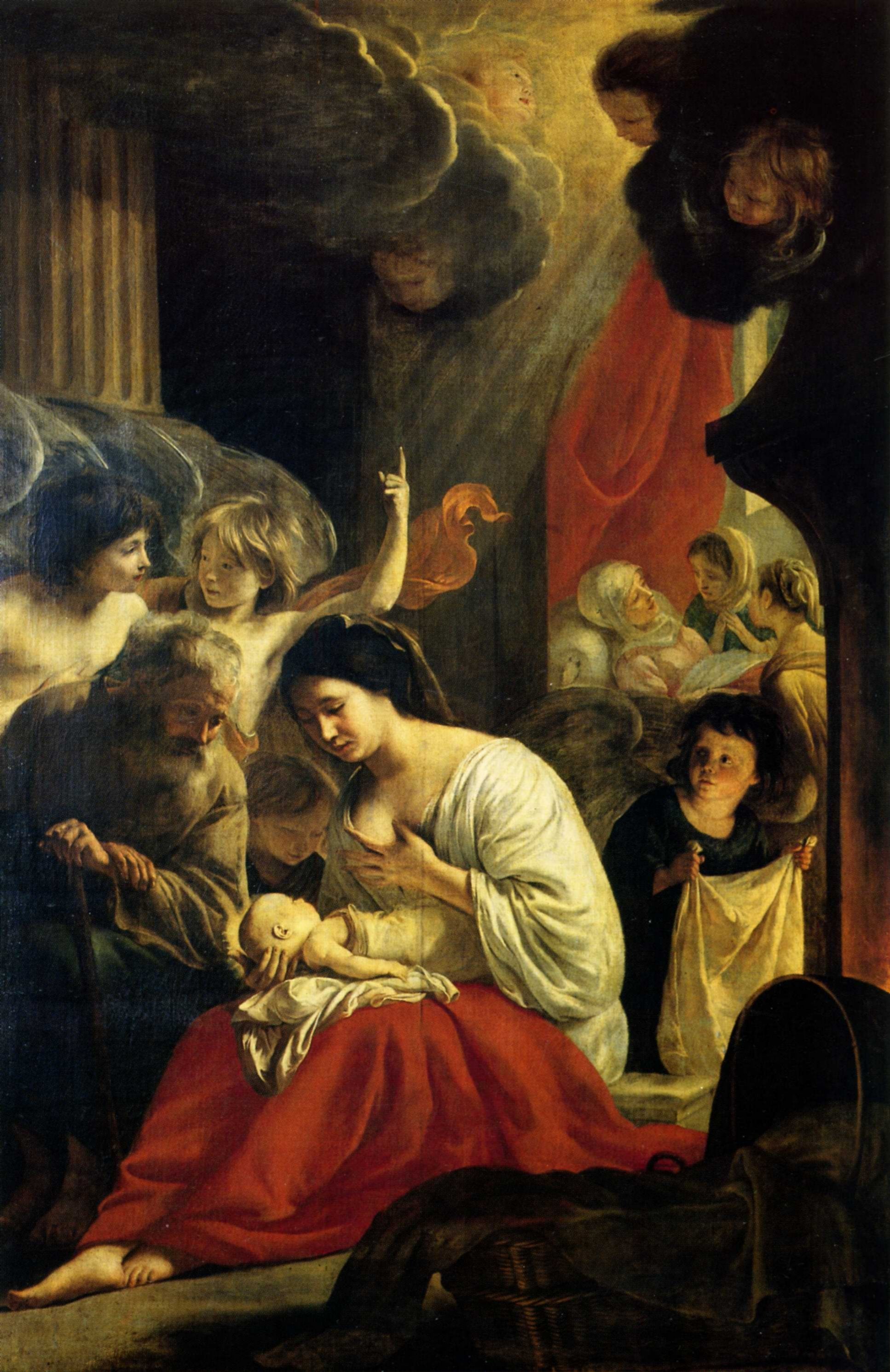 Birth of the Virgin - Le Nain brothers