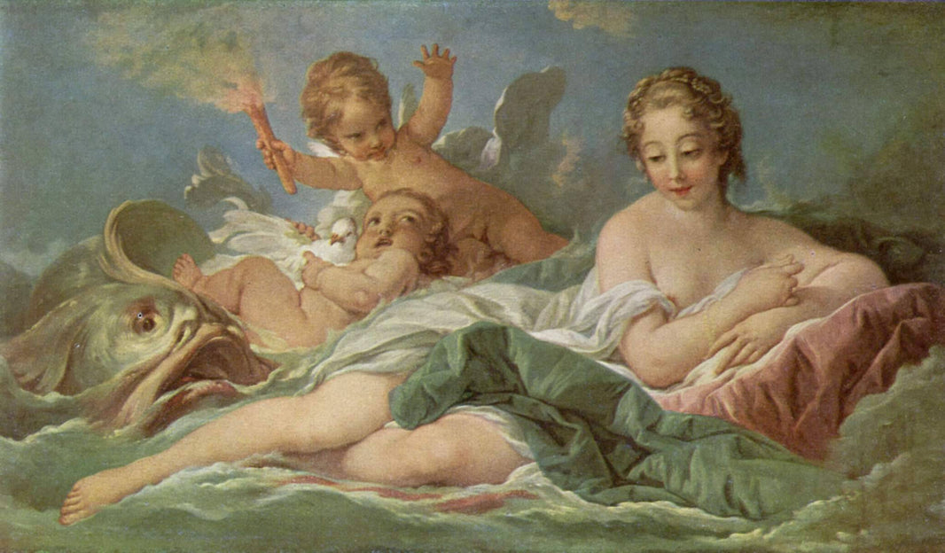 Birth of Venus by Francois Boucher — hand-painted cultural oil painting reproduction on canvas