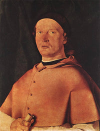 Bishop Bernardo de' Rossi by Lorenzo Lotto — hand-painted portrait oil painting reproduction on canvas