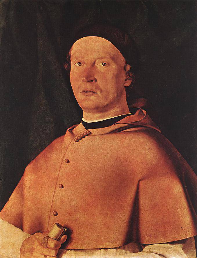 Bishop Bernardo de' Rossi - Lorenzo Lotto