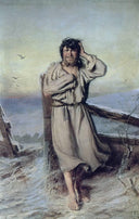 Blessed One by Vasily Perov — seascapes oil painting wall art, Realism