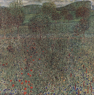 Blooming field - Gustav Klimt