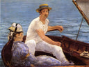 Boating by Edouard Manet — male oil painting wall art, Impressionism