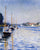 Boats on the Seine at Argenteuil in living room