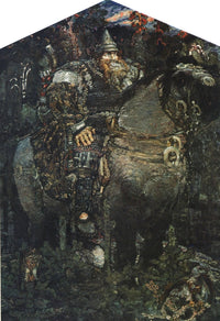 Bogatyr by Mikhail Vrubel — hand-painted animal oil painting reproduction on canvas