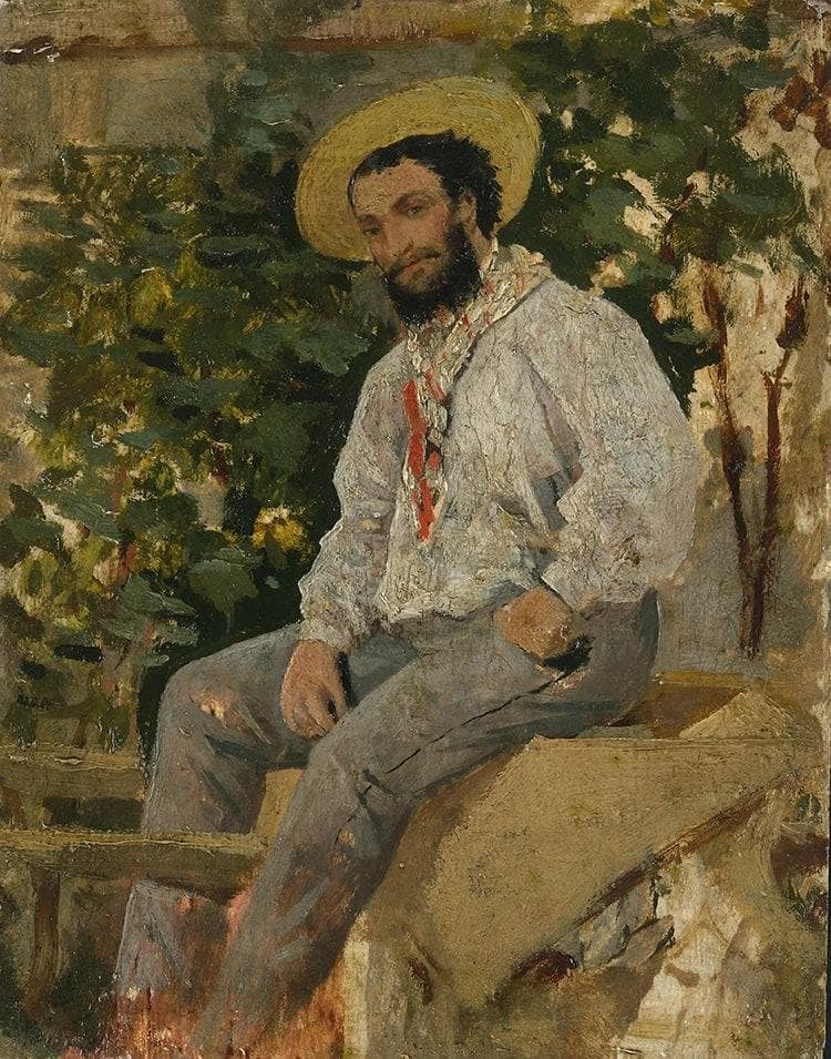 Diego Martelli in Castiglioncello by Giovanni Boldini — hand-painted portrait oil painting reproduction on canvas