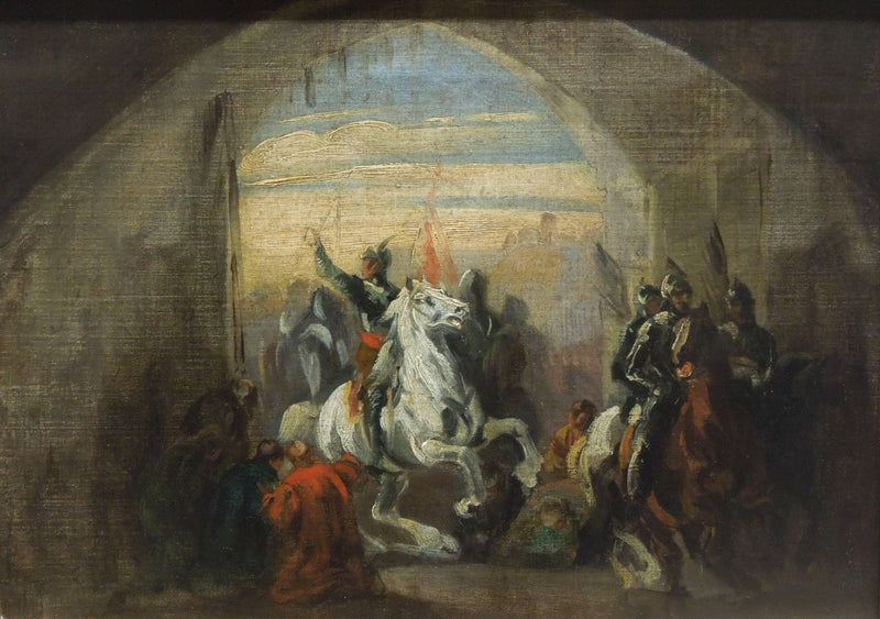 BolesÅaw the Brave Entering Kyiv on gallery wrap