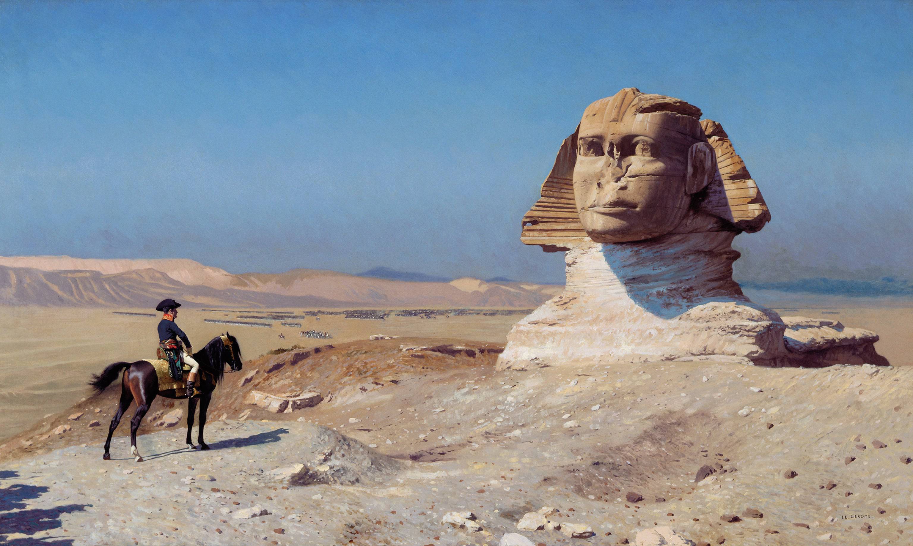 Bonaparte Before the Sphinx - Jean-Leon Gerome