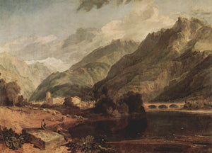 Bonneville, Savoy with Mont Blanc - J.M.W. Turner