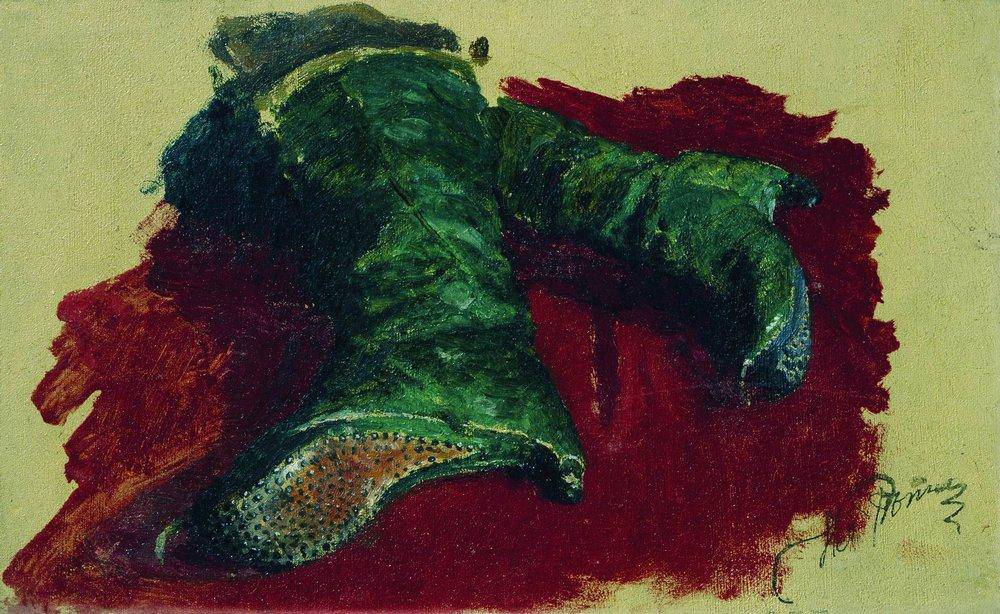 Boots of the prince - Ilya Repin