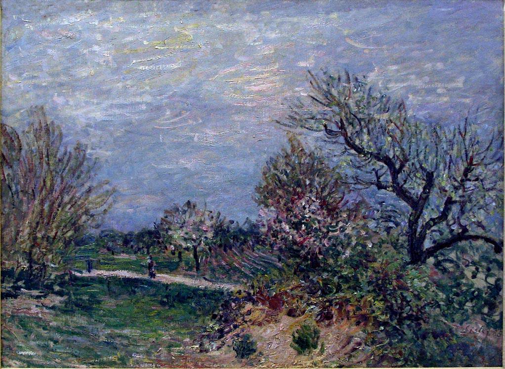 Border of the Woods - Alfred Sisley