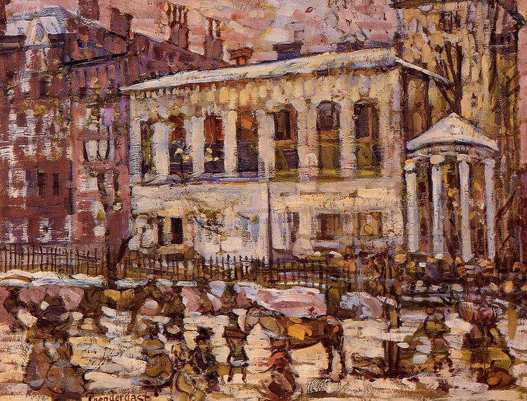 Boston, Snowy Day - Maurice Prendergast