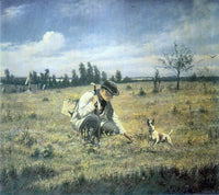 Botanist by Vasily Perov — hand-painted animal oil painting reproduction on canvas