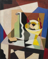 Botella Y Frutero Sobre Una Mesa by Maria Blanchard — hand-painted abstract oil painting reproduction on canvas