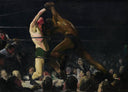 Both Members of This Club by George Bellows — hand-painted portrait oil painting reproduction on canvas
