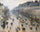 Boulevard Montmartre Winter Morning in kitchen