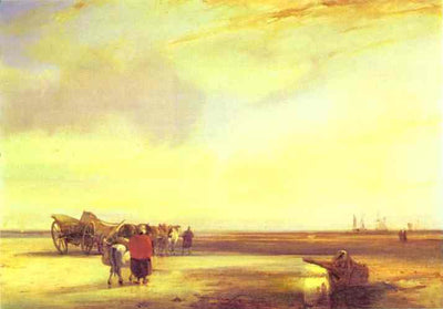 Boulogne Sands by Richard Parkes Bonington — oil painting reproduction