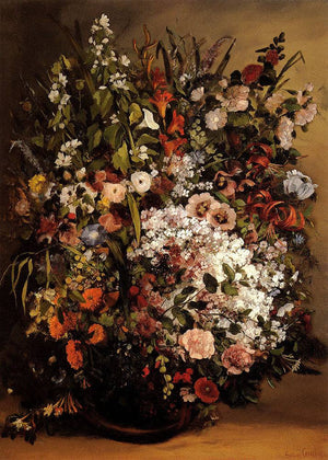 Bouquet of flowers - Gustave Courbet