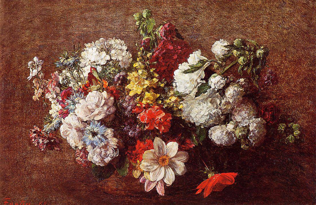 Bouquet of Flowers - Henri Fantin-Latour