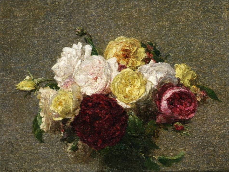 Bouquet of Roses - Henri Fantin-Latour