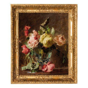 Bouquet of roses in a vase