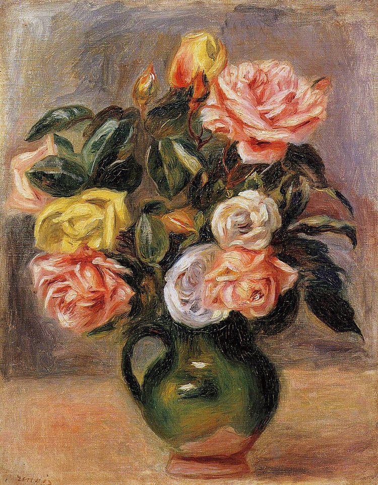 Bouquet of Roses - Pierre-Auguste Renoir