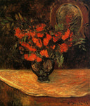 Bouquet by Paul Gauguin — hand-painted botanical oil painting reproduction on canvas