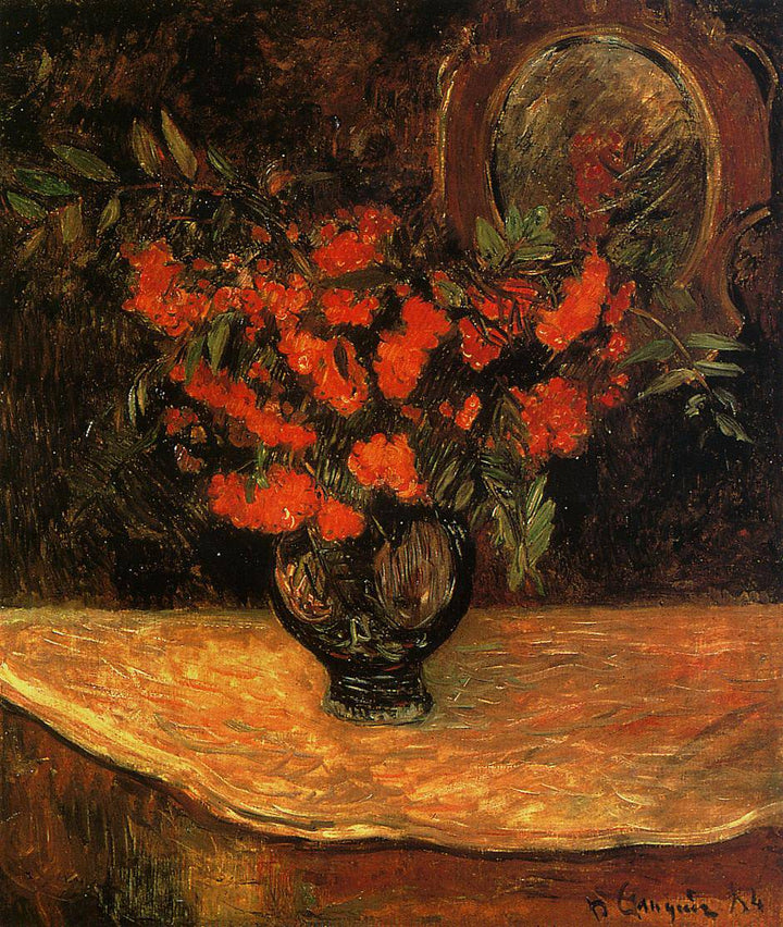Bouquet by Paul Gauguin — hand-painted botanical oil painting reproduction on canvas