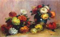 Bouquets of Flowers by Pierre-Auguste Renoir — hand-painted botanical oil painting reproduction on canvas