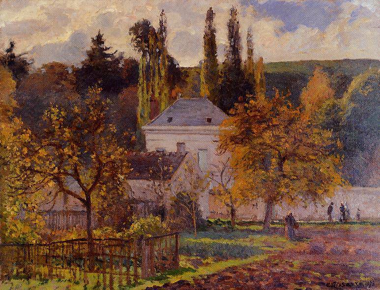 Bourgeois House in l'Hermitage, Pontoise - Camille Pissarro