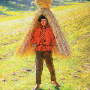 Boy Carrying a Sheaf