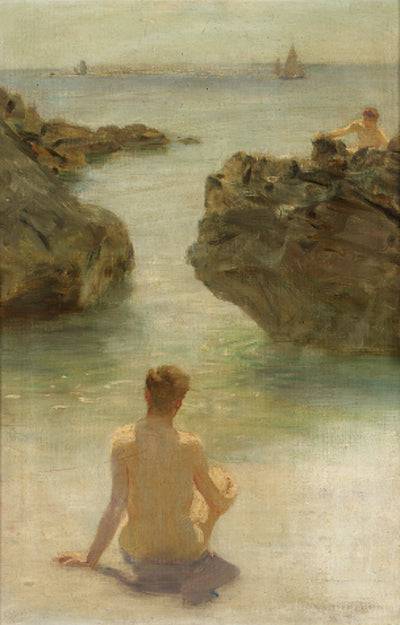 Boy on a Beach - Henry Scott Tuke